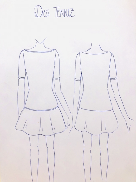 Pattern dress TENNIZ